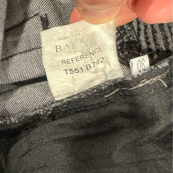 Balmain Paris Size 30 Men’s black 4 pocket biker style jeans - Picture 4 of 9